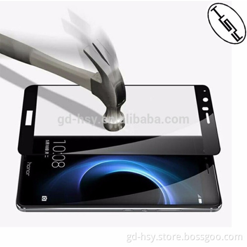 HUYSHE for Huawei Honor 8 2.5D full cover anti-broken tempered glass screen protector for Huawei Honor 8
